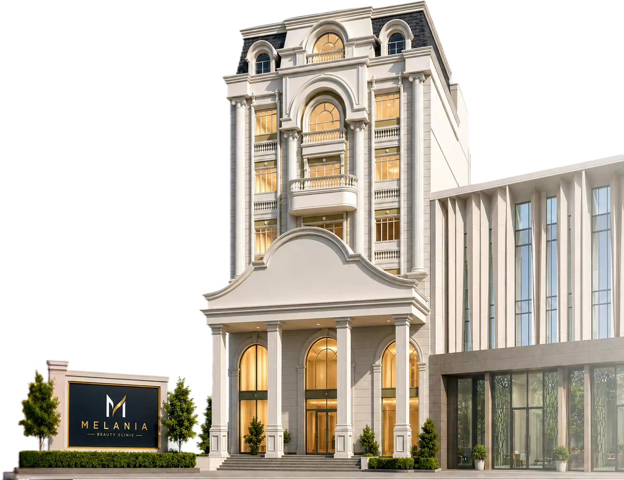 MELANIA building exterior