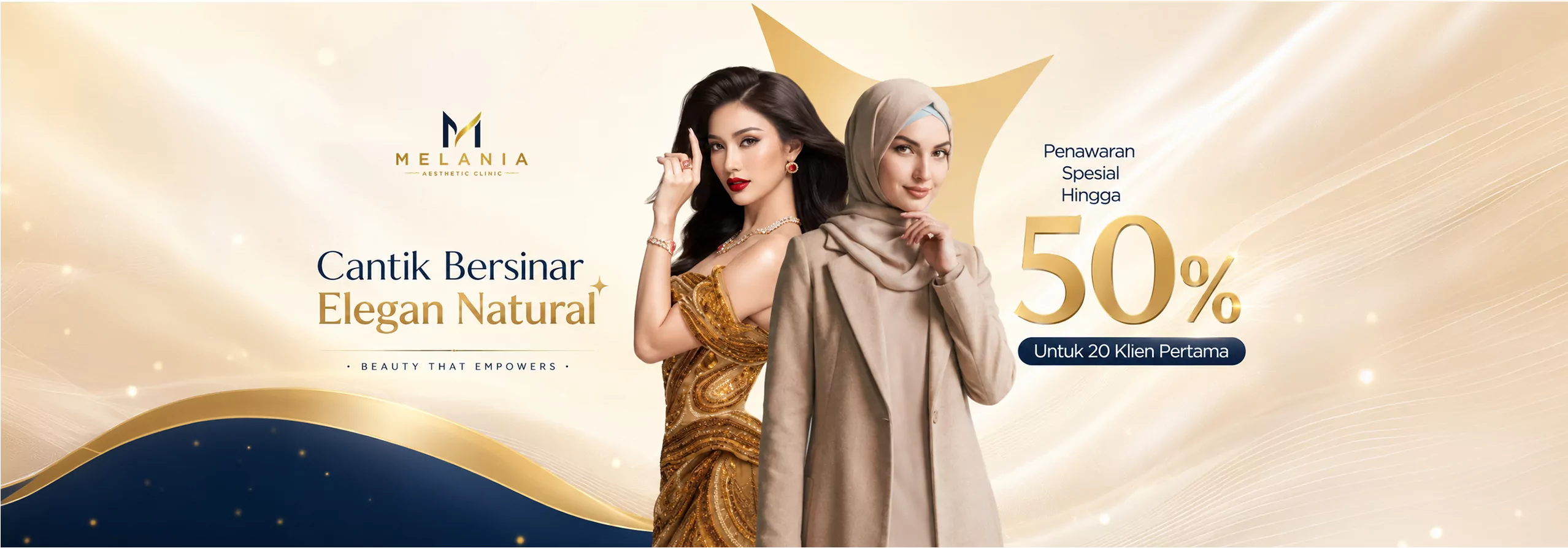 MELANIA — Cantik Bersinar Elegan Natural — Beauty That Empowers — 50% off for first 20 clients